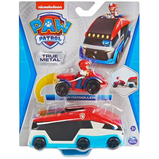 Paw Patrol Paw Patroller True Metal Diecast Car Set